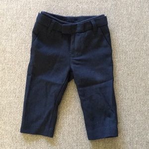 Navy wool dress pants